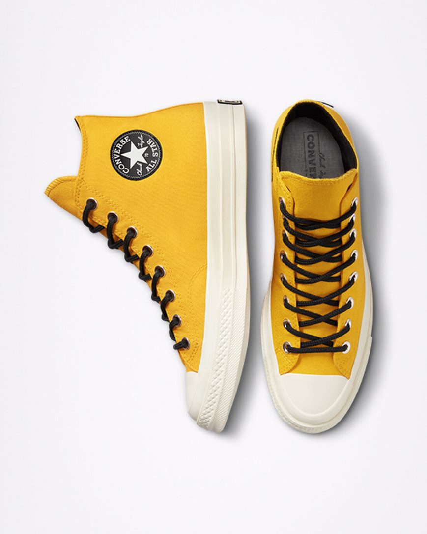 Tenisky Vysoke Converse Engineered Optimism Chuck 70 GORE-TEX Damske Žlté Čierne | SK USOA59